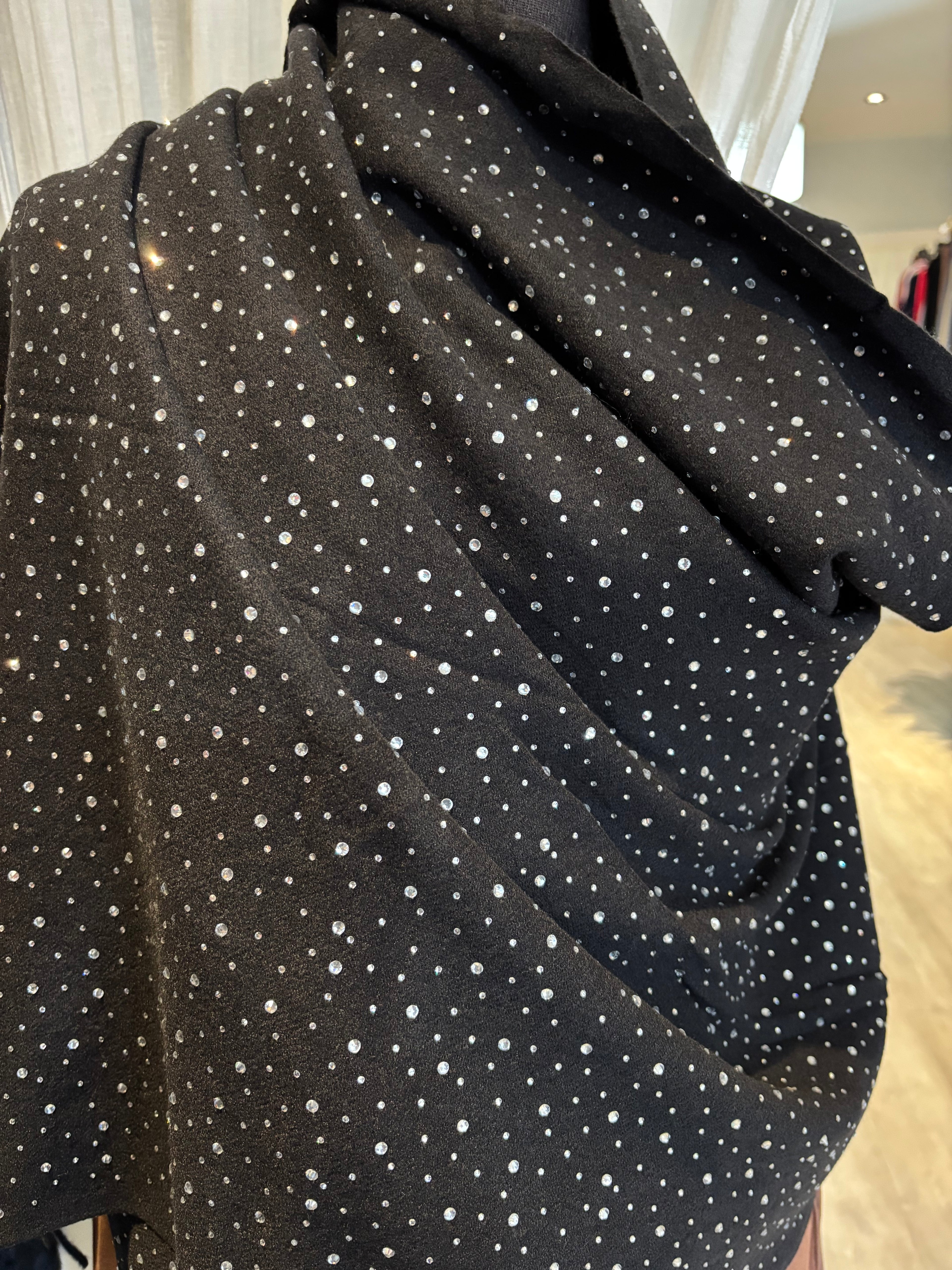 Sparkly Cashmere Feel Scarf