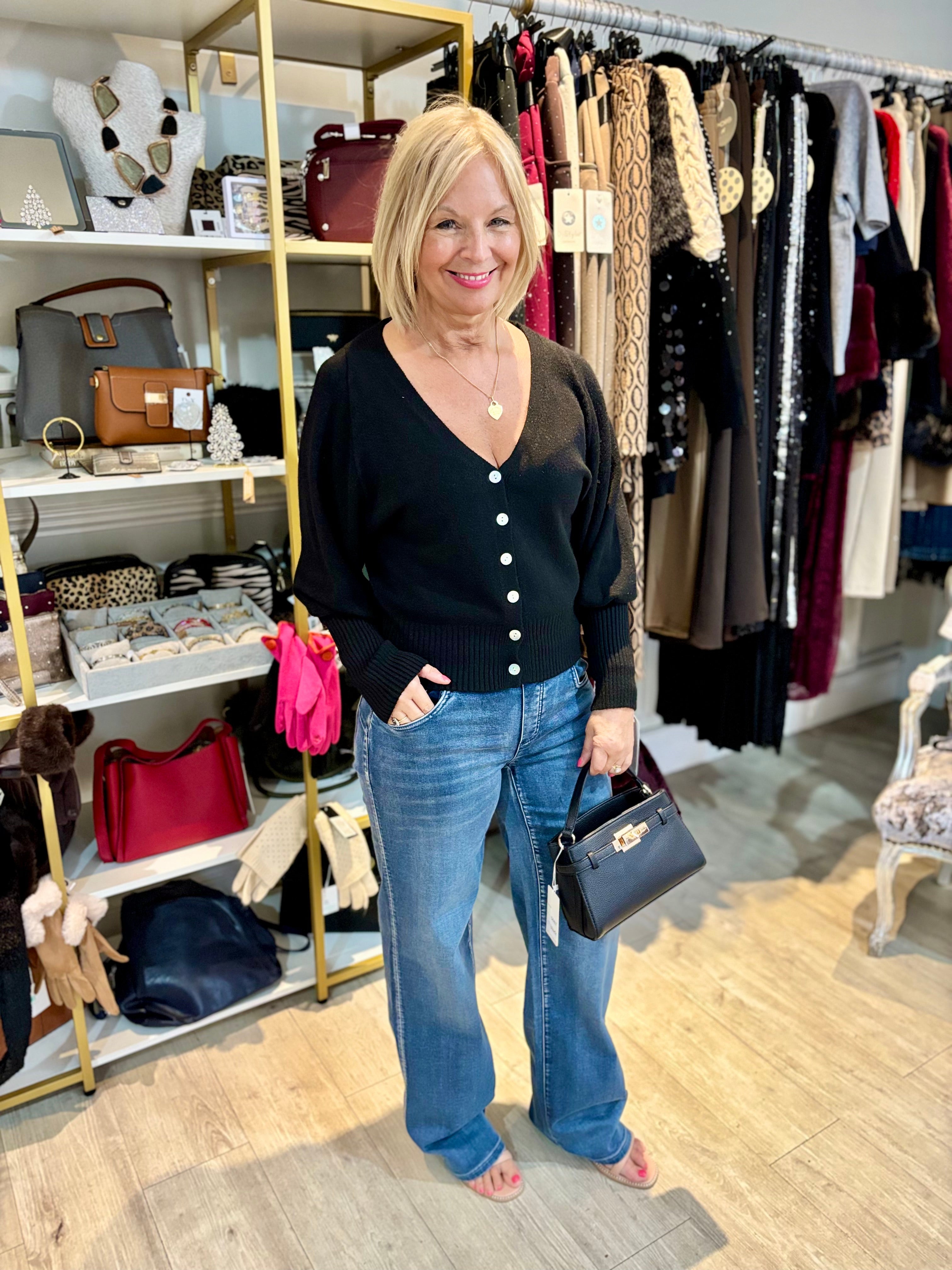 Puff Sleeve Cardigan