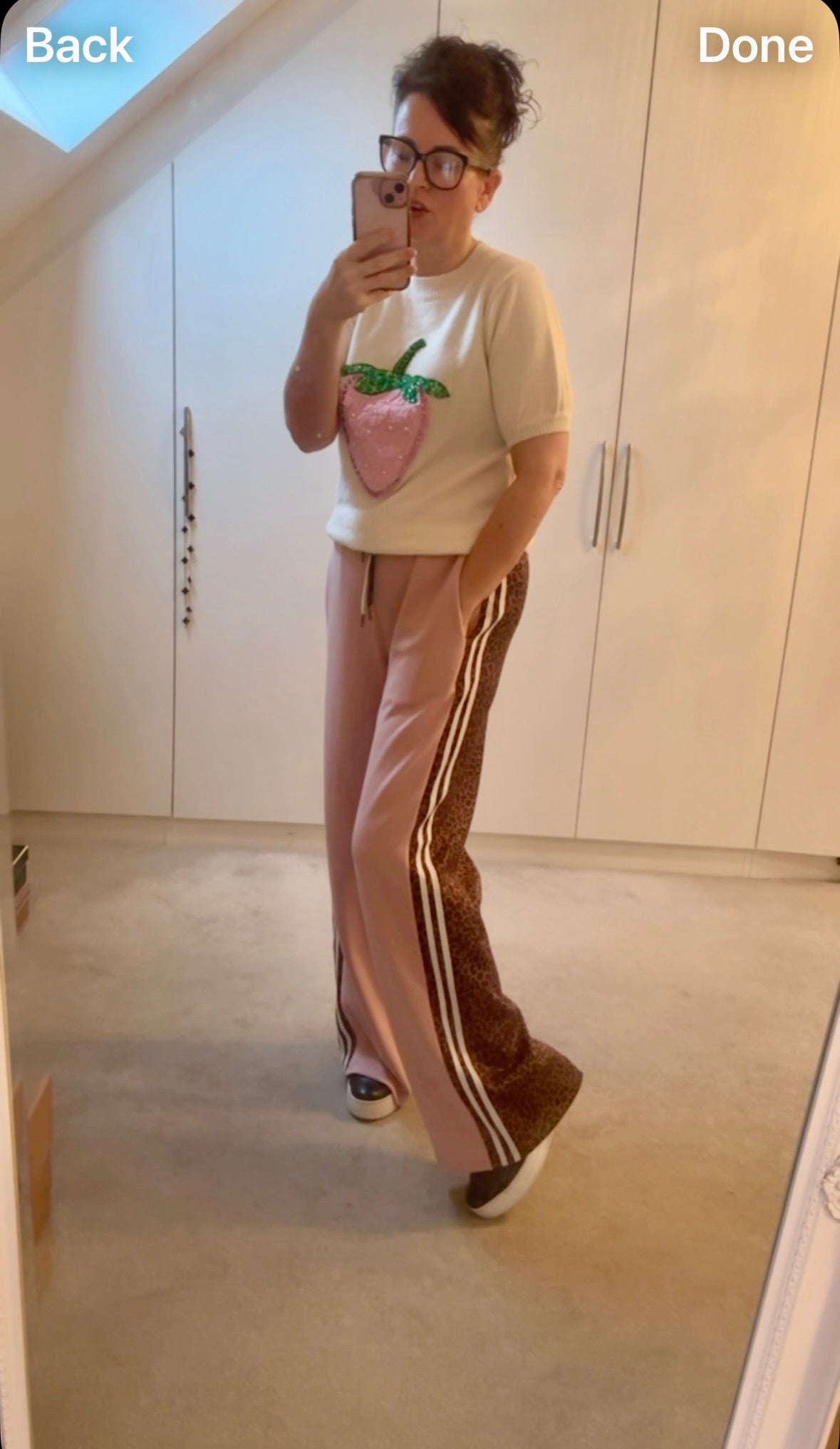 Leopard Back Joggers