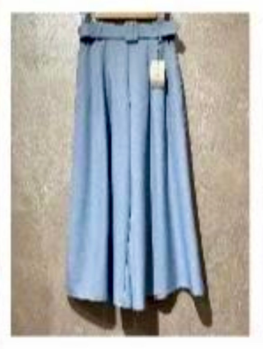 Belted Palazzo Trousers