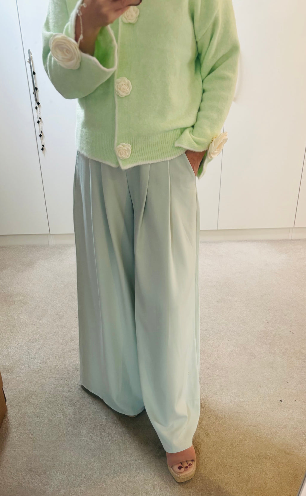 Belted Palazzo Trousers