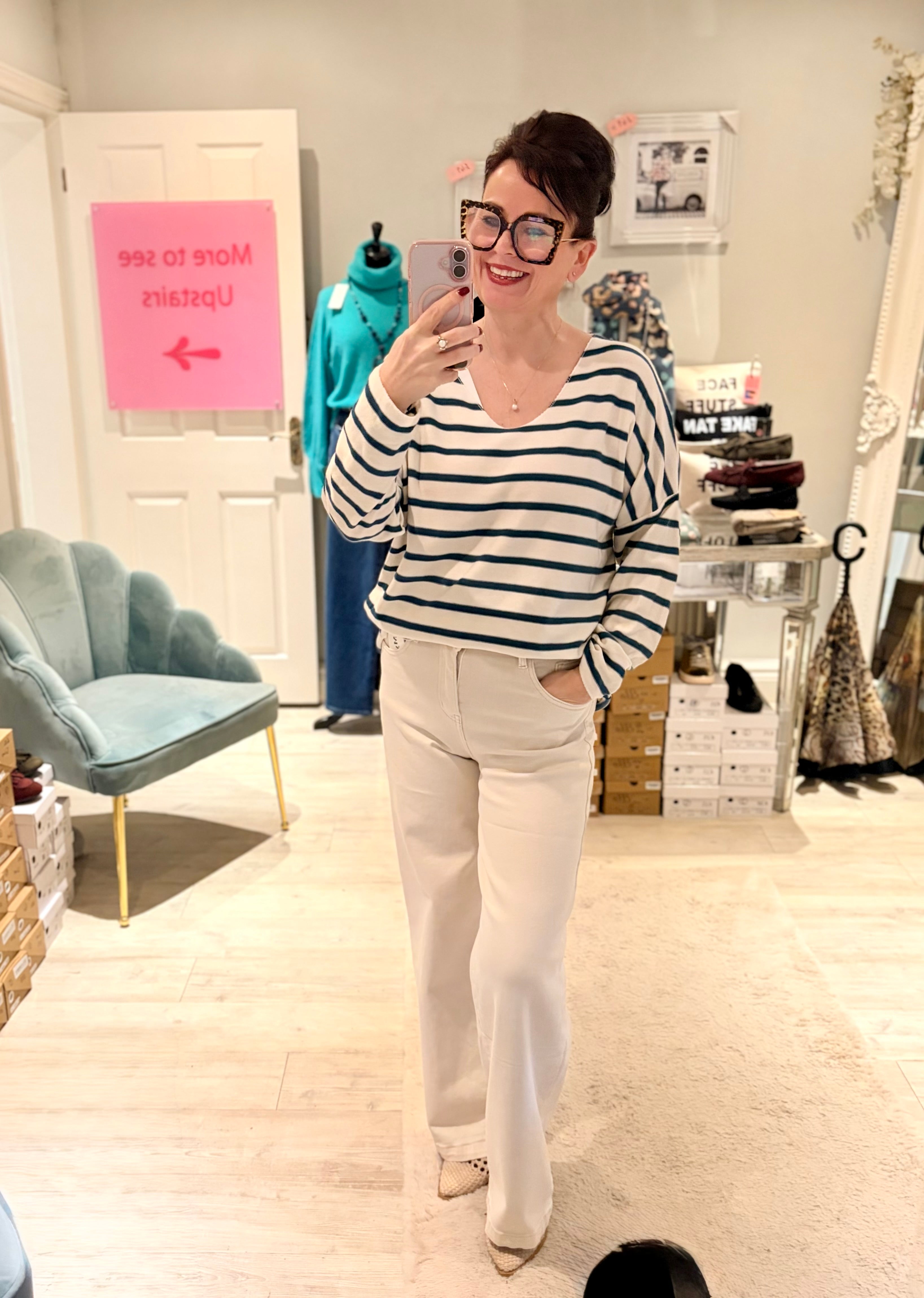 Jacqueline Stripe Top