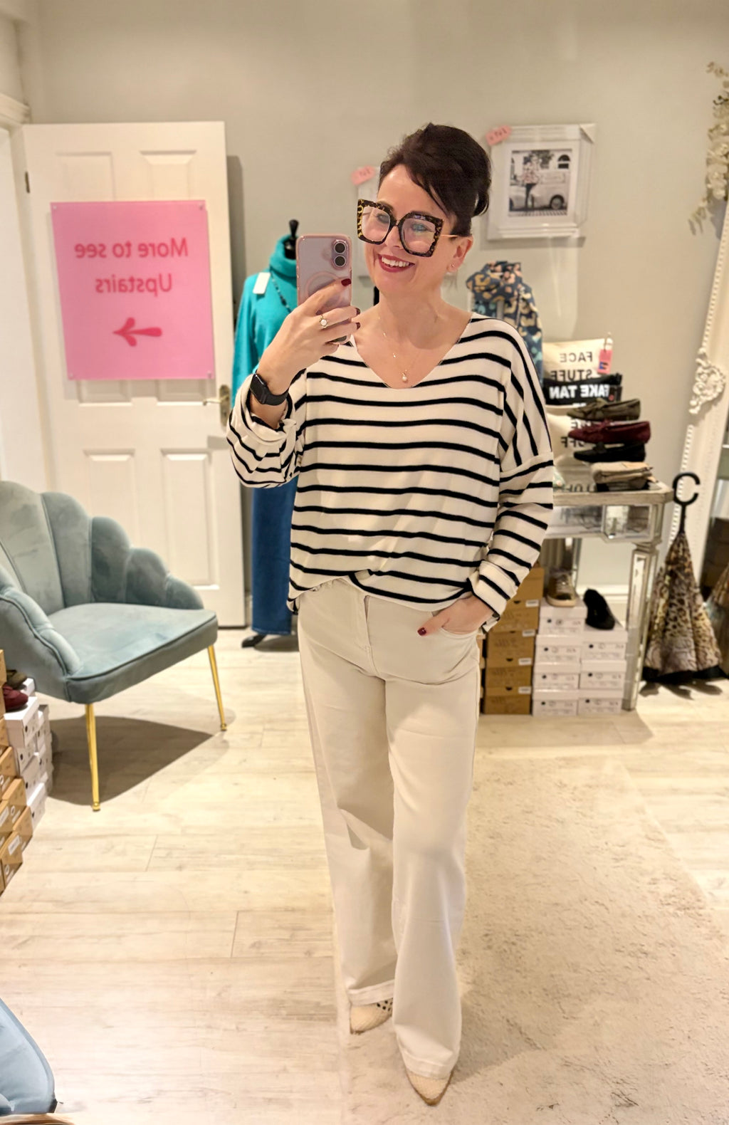 Jacqueline Stripe Top