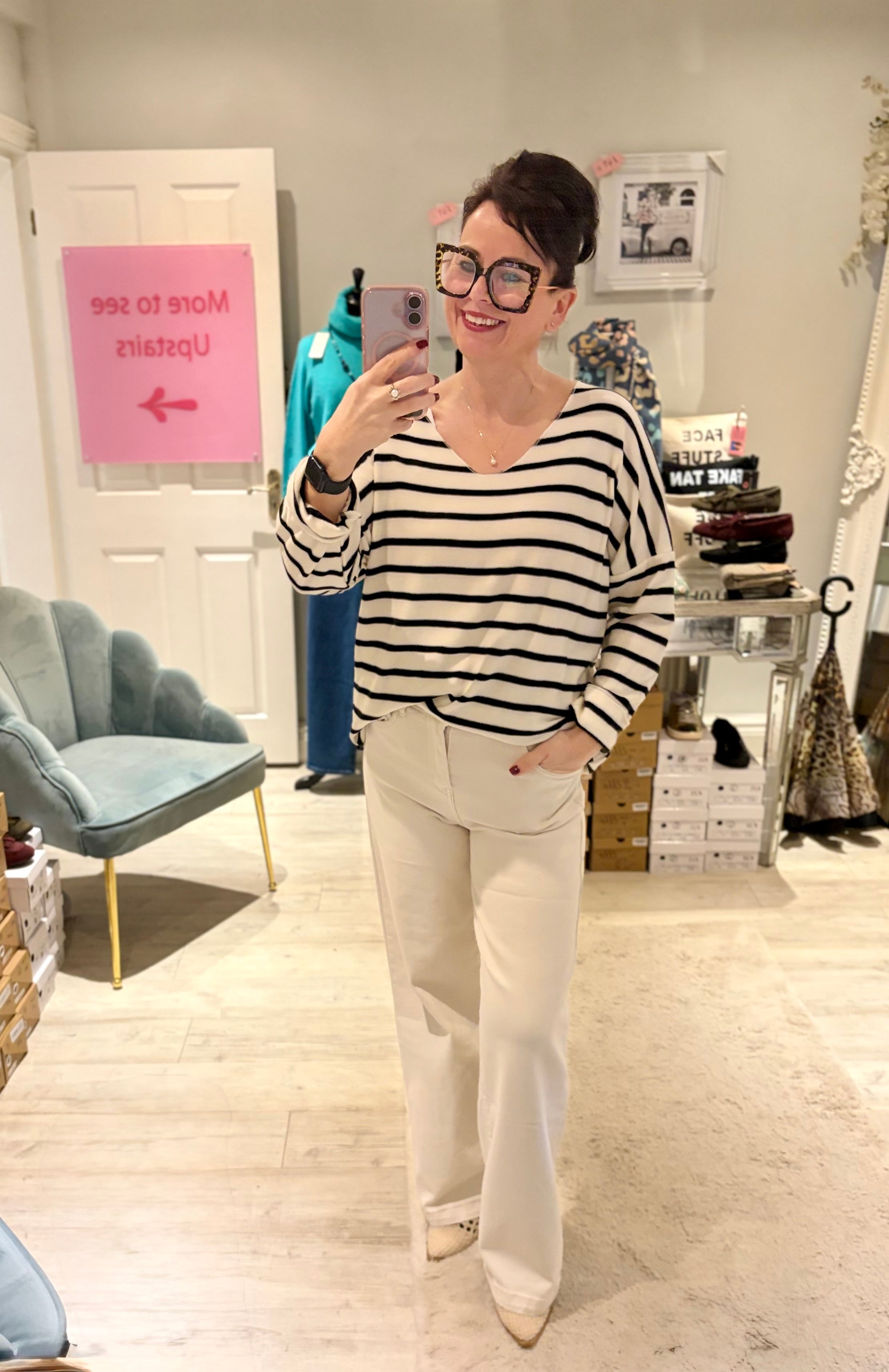 Jacqueline Stripe Top