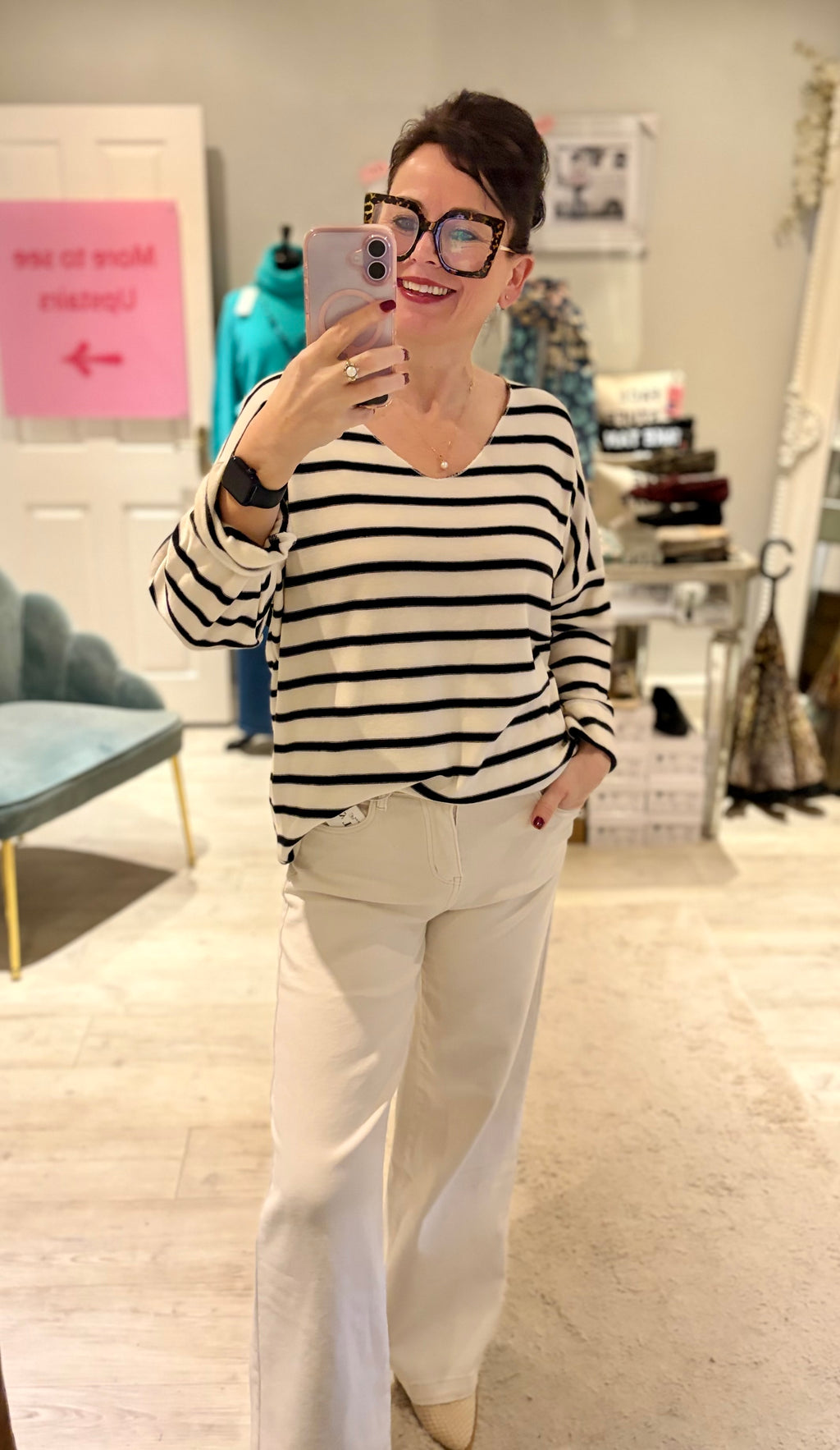 Jacqueline Stripe Top
