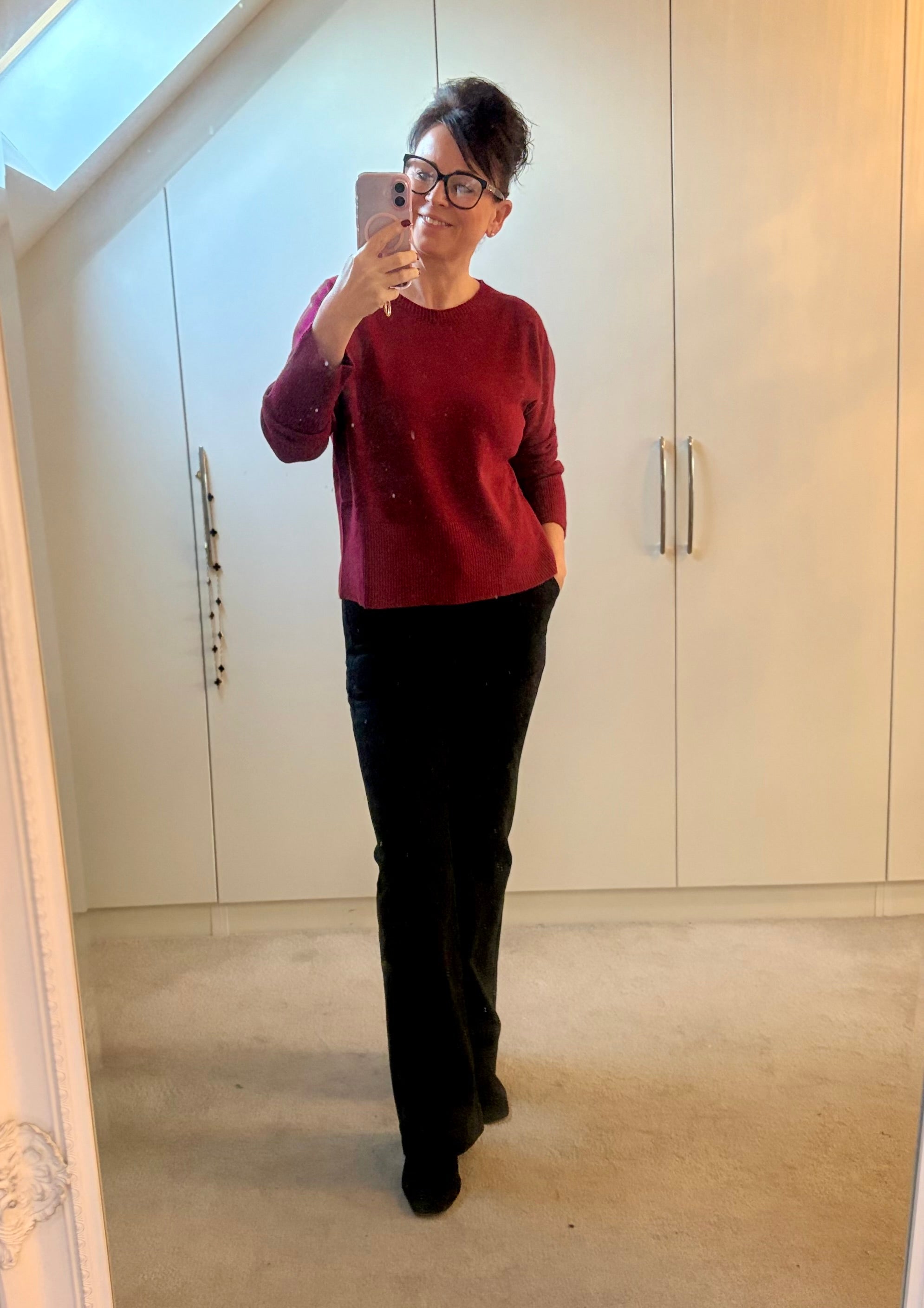 Rosi Slash Neck Italian Knit