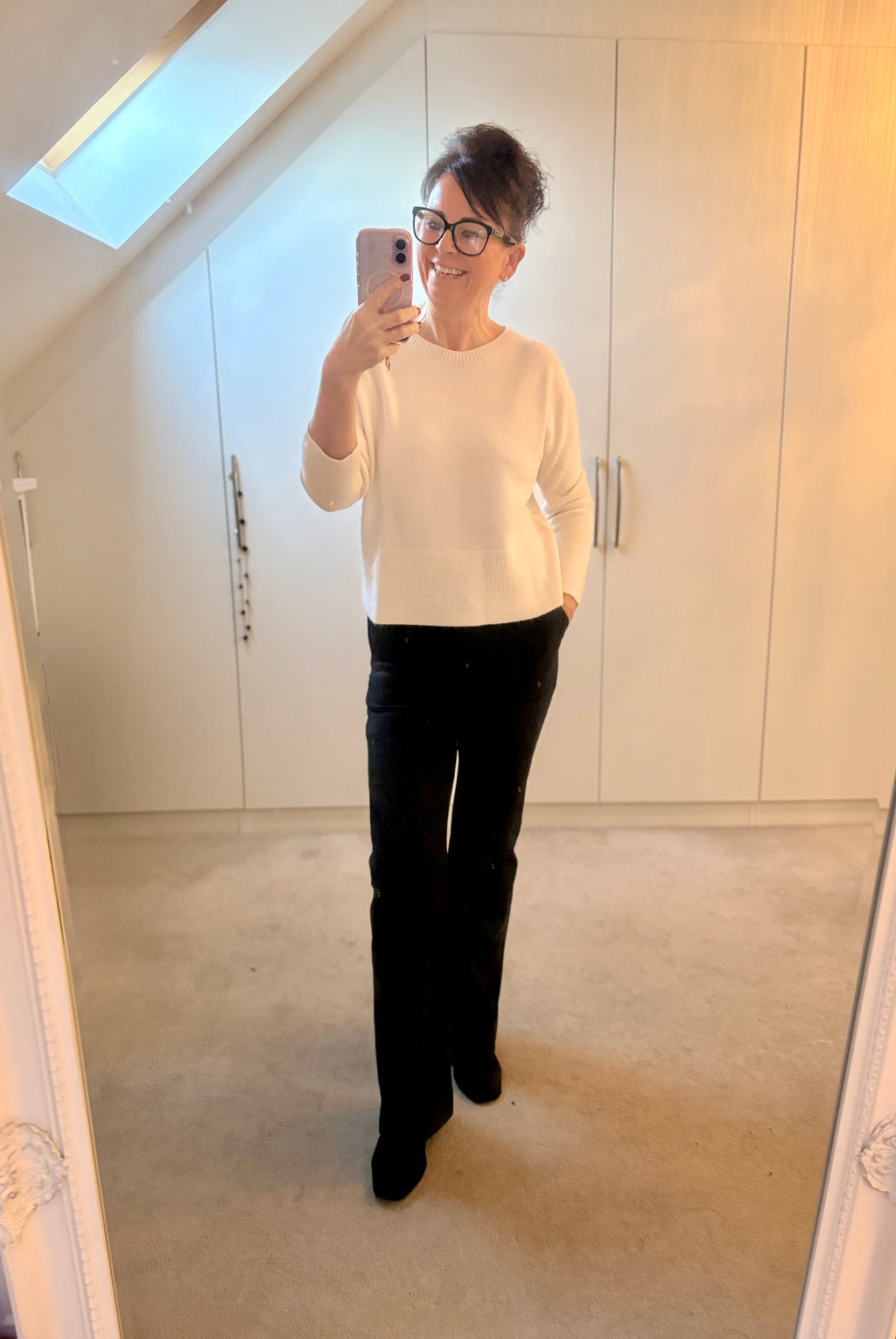 Rosi Slash Neck Italian Knit