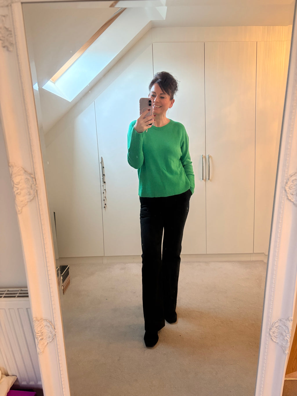 Rosi Slash Neck Italian Knit