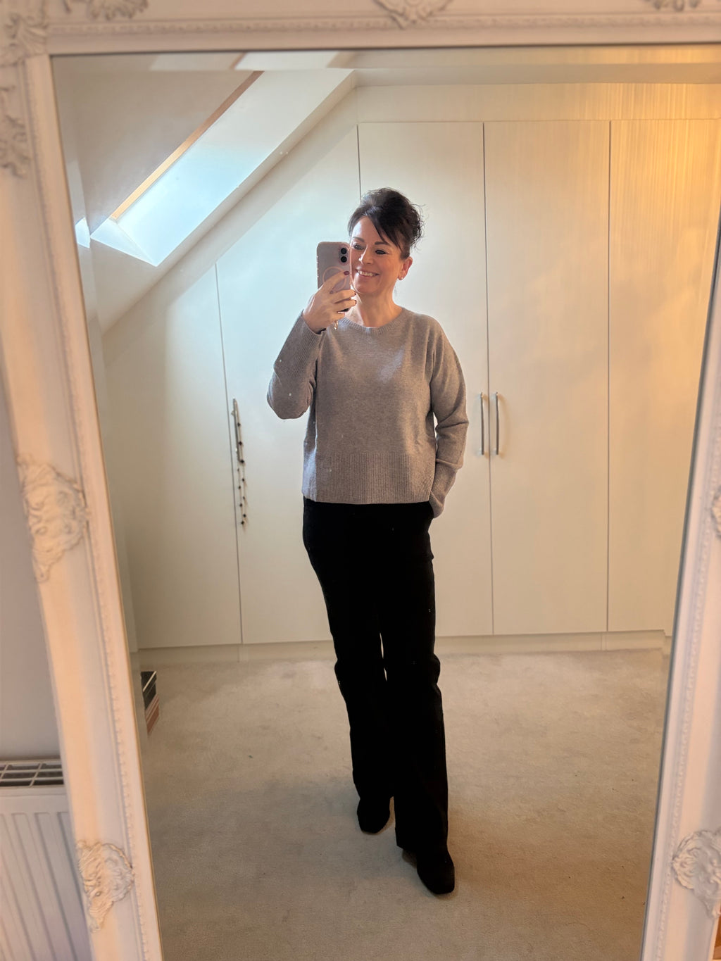 Rosi Slash Neck Italian Knit