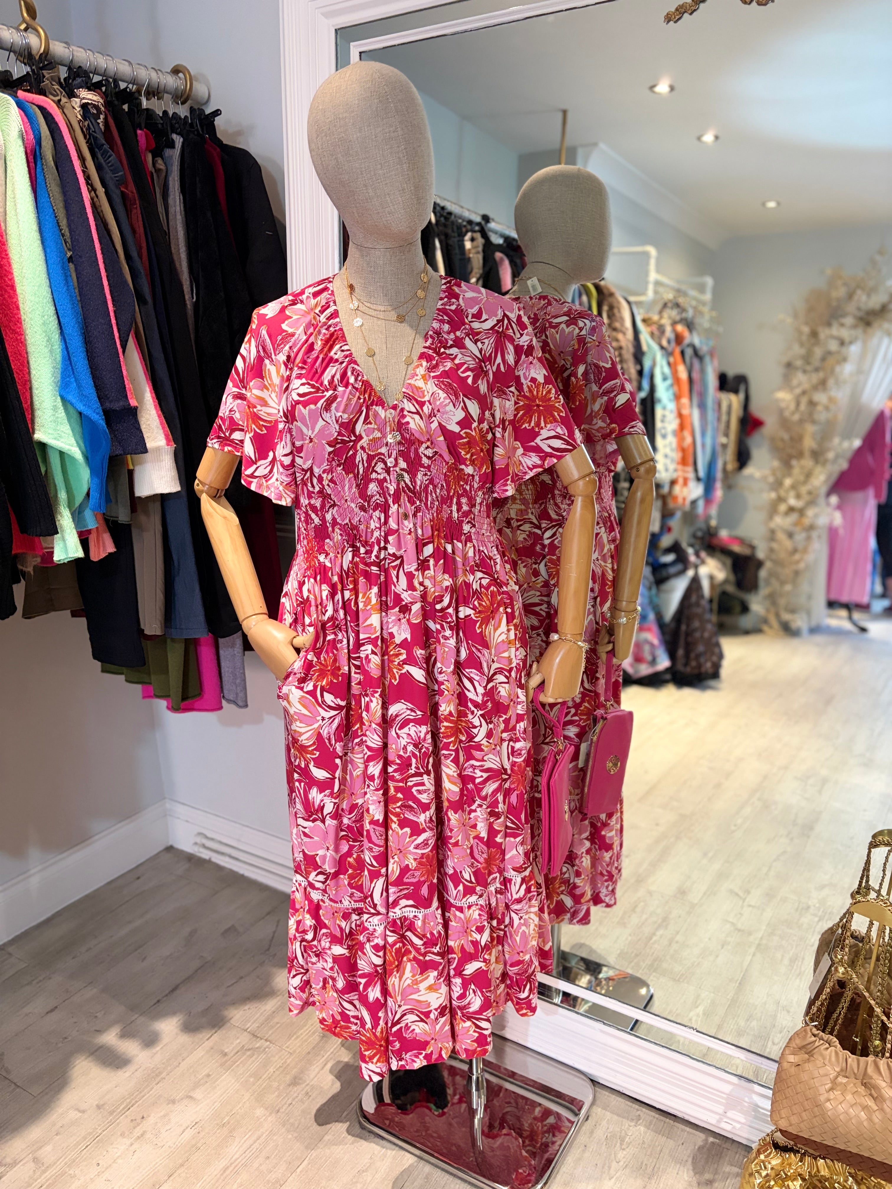 Lillianna Button Dress