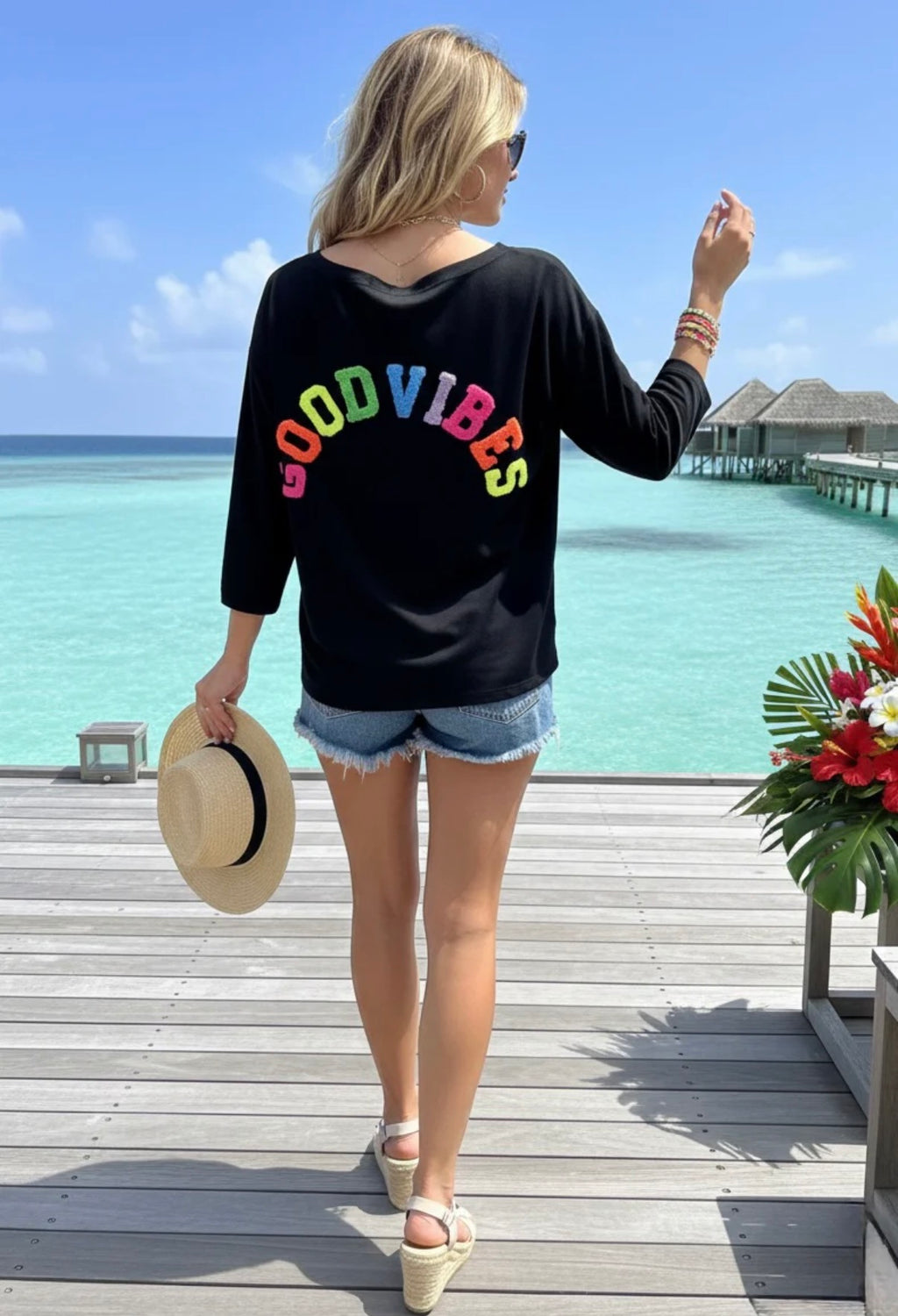 Good Vibes Scuba Sweat Top