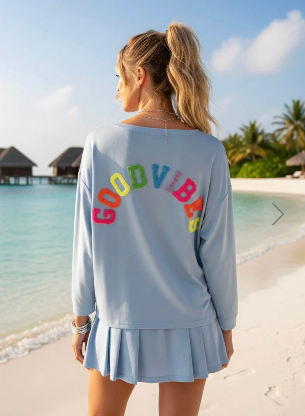 Good Vibes Scuba Sweat Top