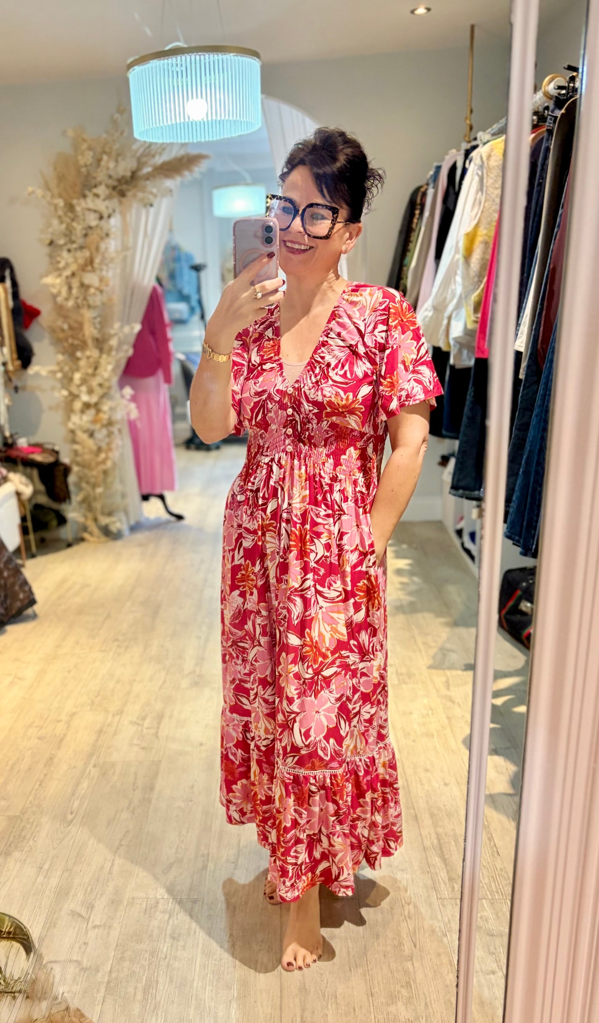 Lillianna Button Dress