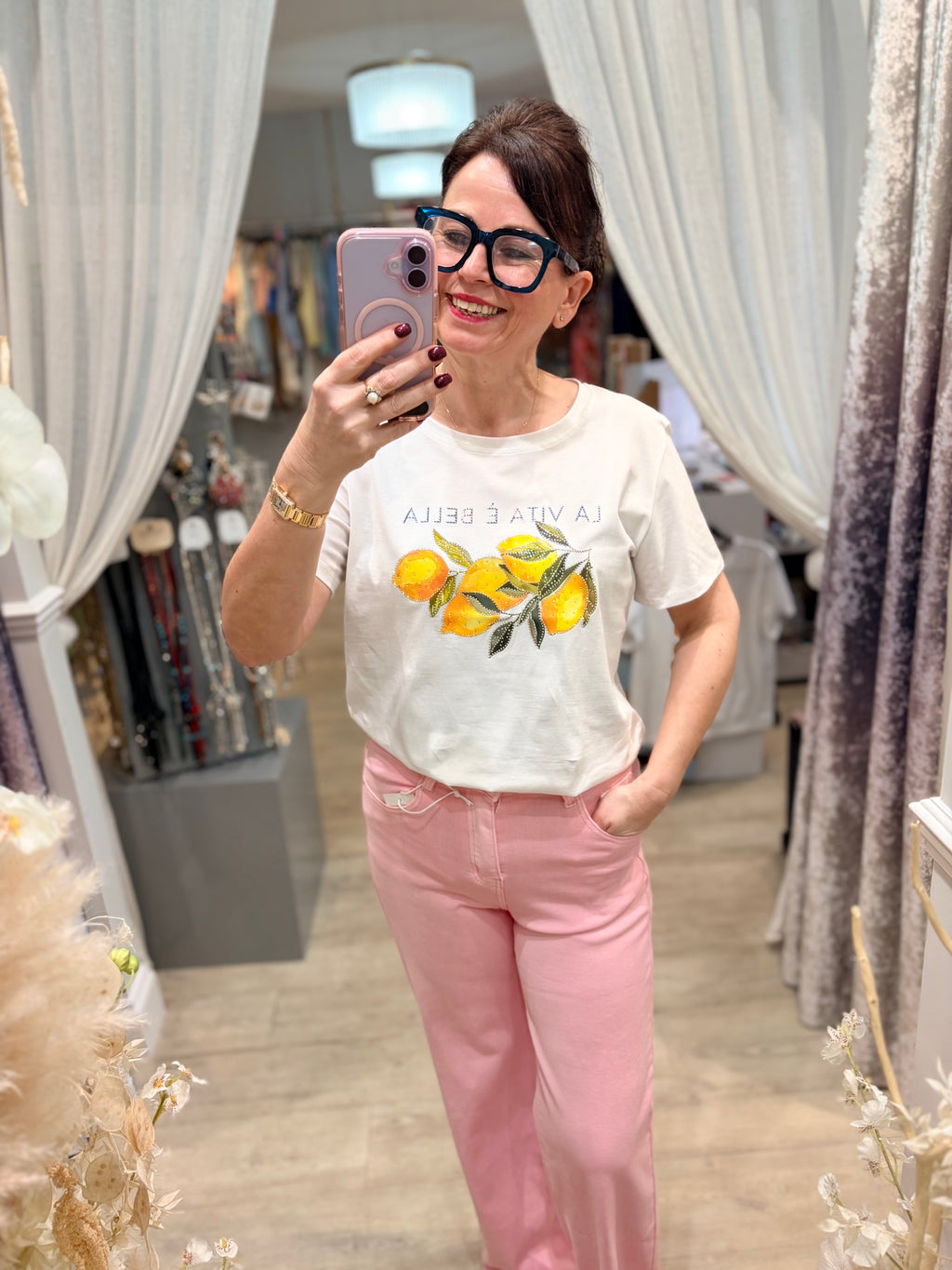 Embellished Fruit T-Shirts