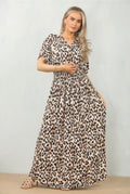 Vanessa Maxi Magic Dress - Animal Print