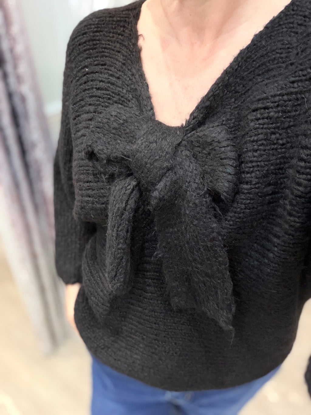 Chunky Bow Knit