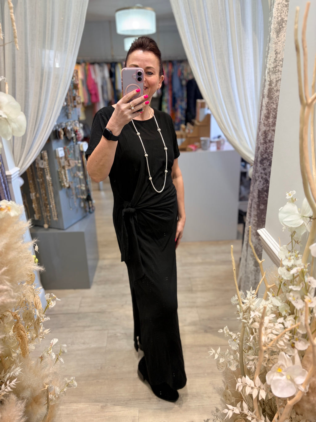 Knotted Jersey Dress