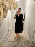 Button Linen Dress
