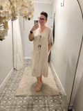 Button Linen Dress