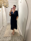 Button Linen Dress