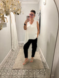 Sandy Pleated Top