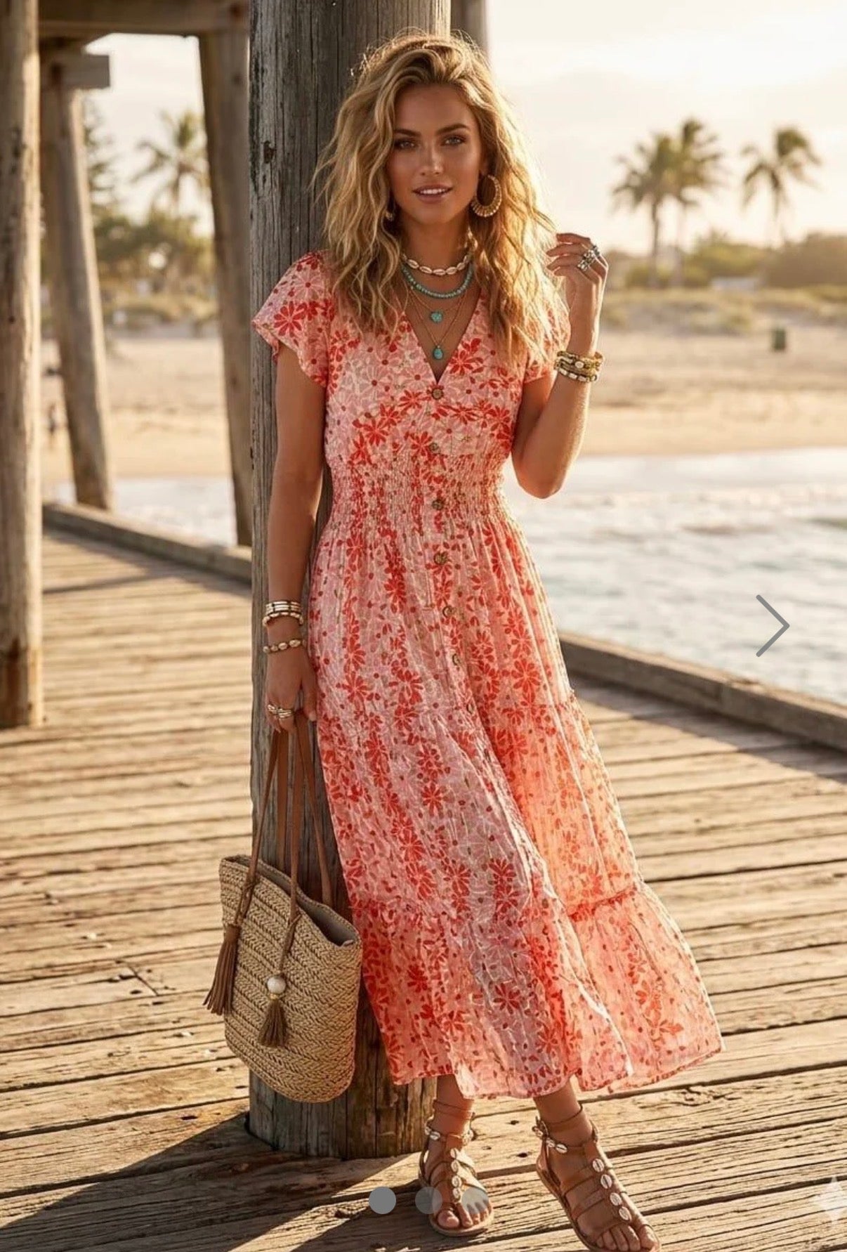 Floral Hannah Maxi Magic Dress