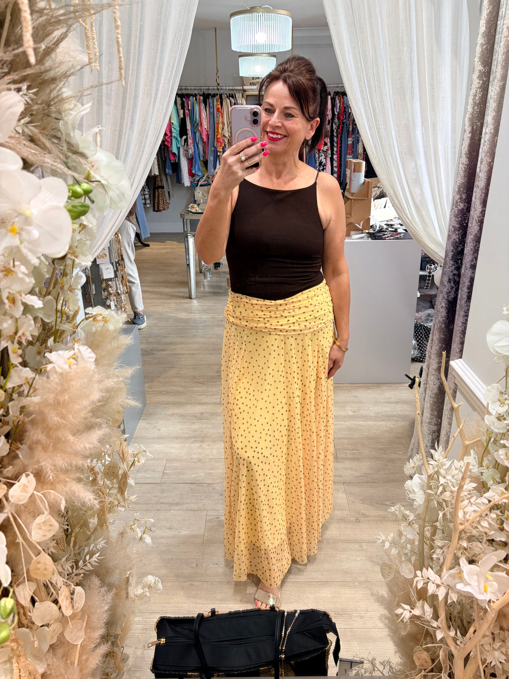 Polka Dot Tulle Skirt