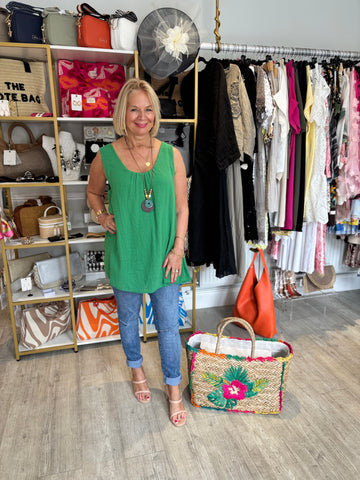 Sienna Necklace Vest Top