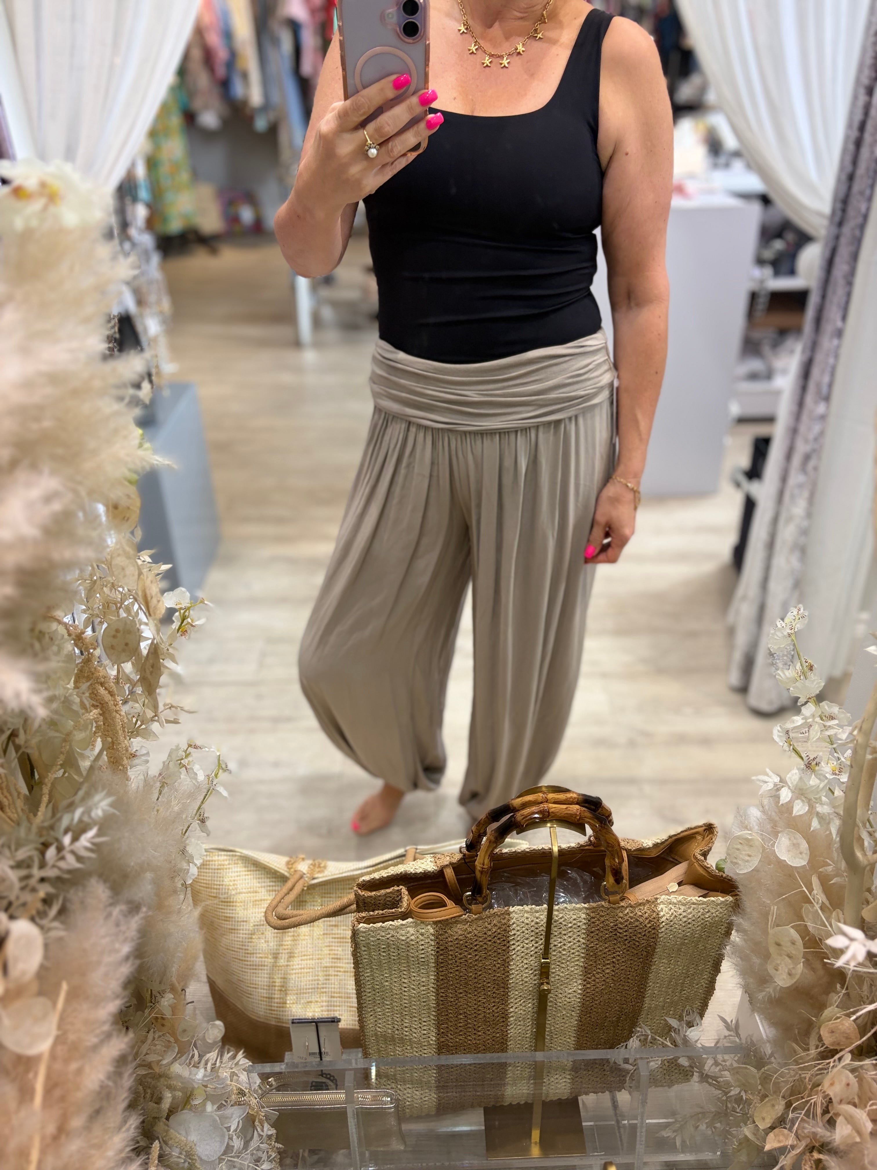 Relaxed Harem Trousers