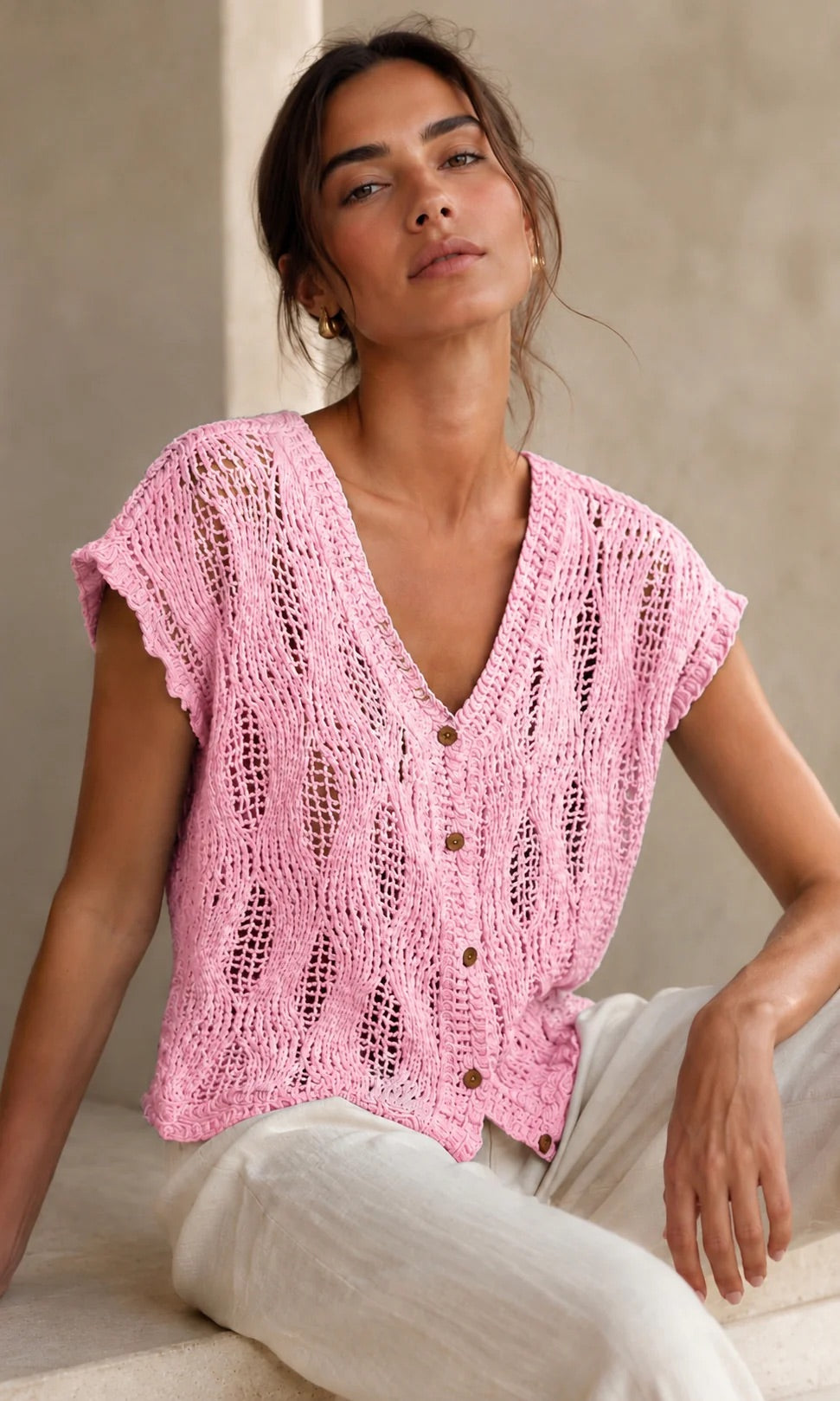 Rebecca Crochet Cardigan