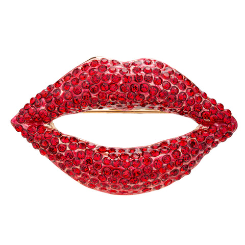 Lips Brooch