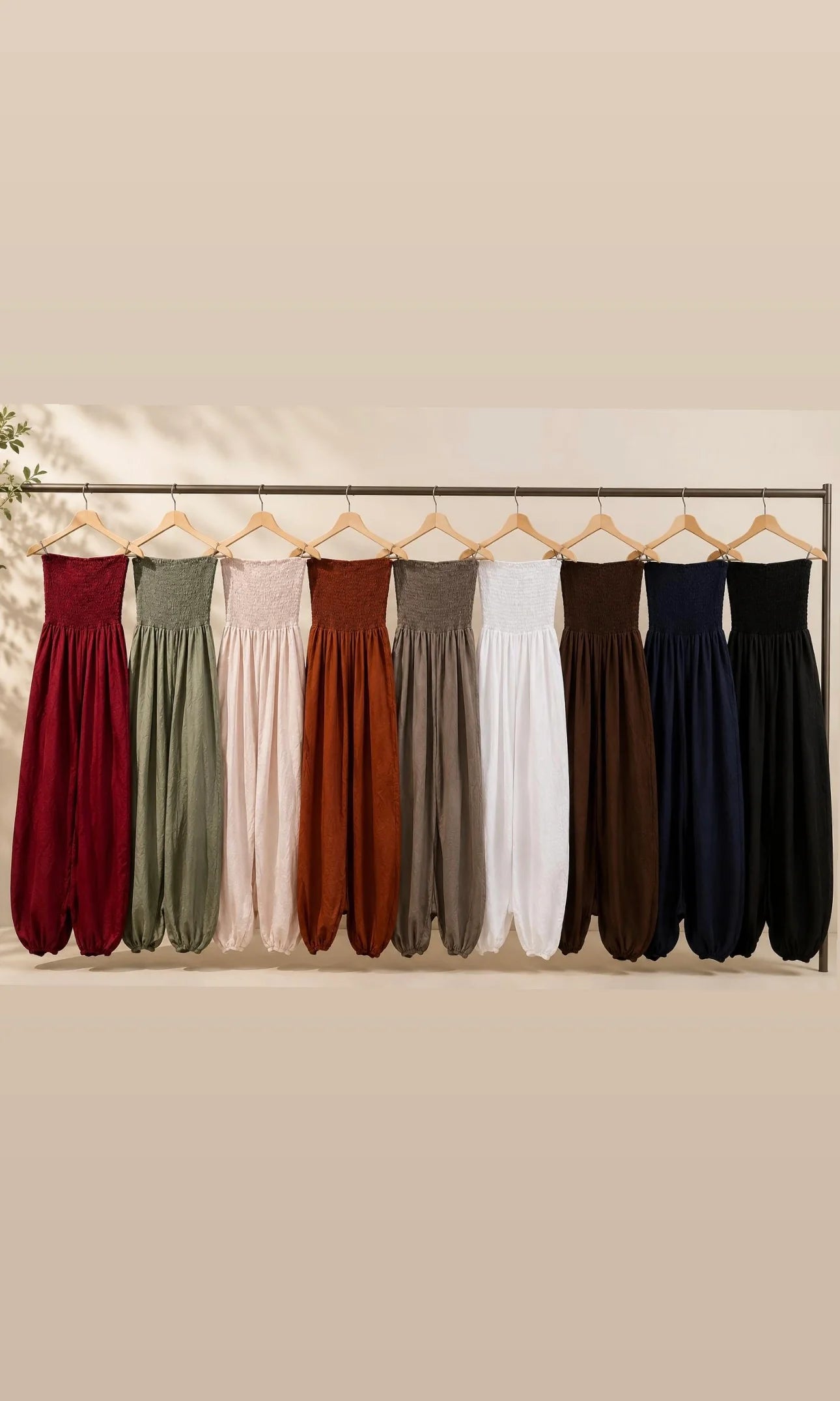 Tara Shirred Harem Jumpsuit - pre order