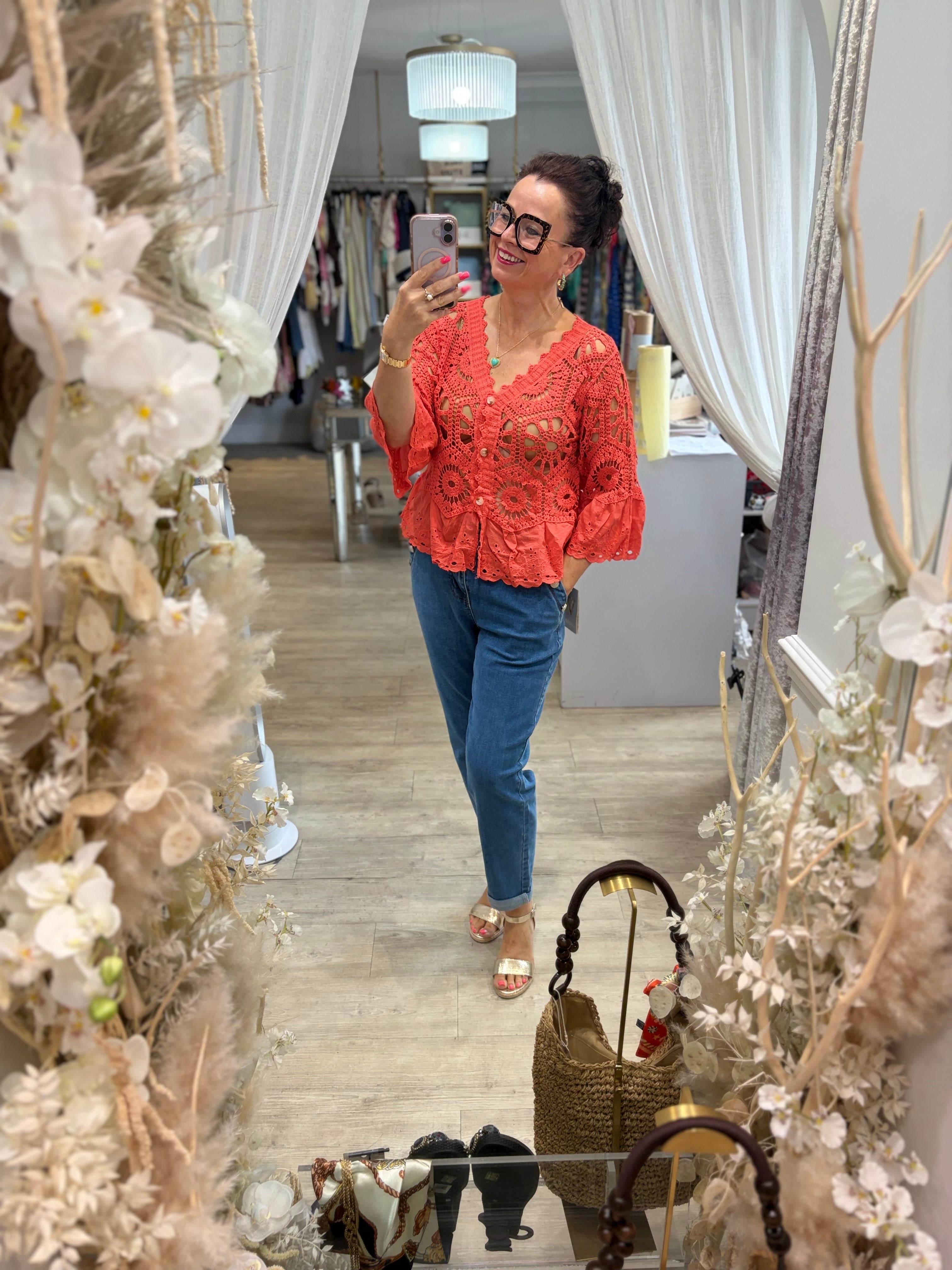 Clarissa Crochet Cardigan