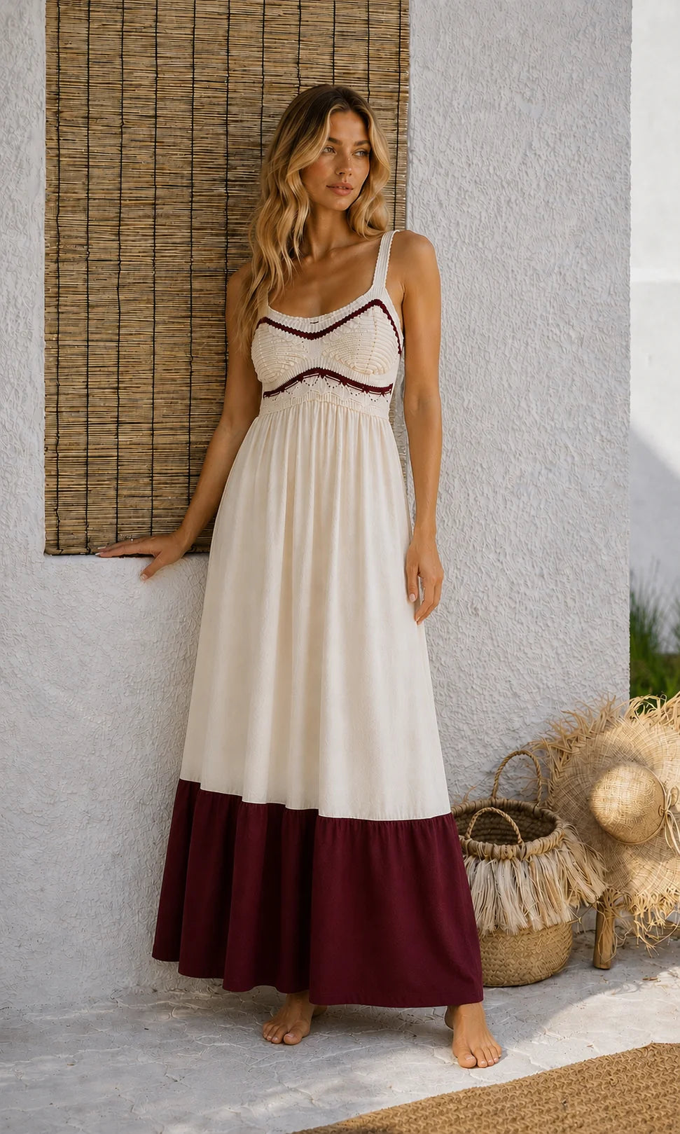 Layla Crochet Top Dress