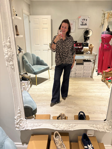 Leopard Tie Shirt