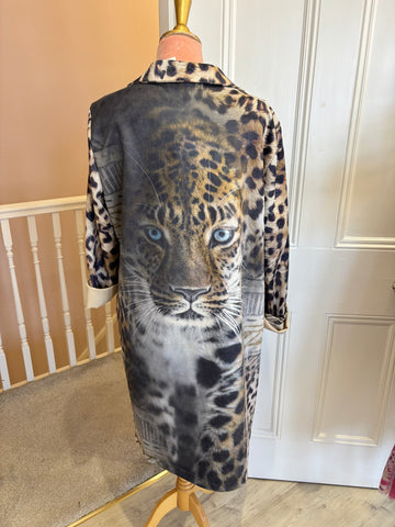 Leopard Duster Coat