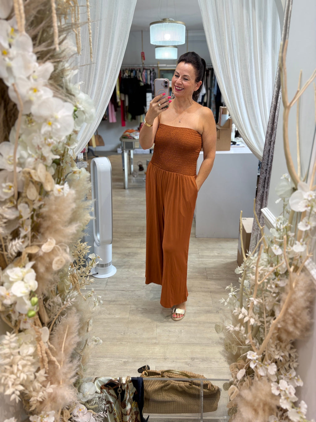Kelly Jersey Bandeau Jumpsuit