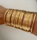 Golden Cascade Multi-Layer Cuff