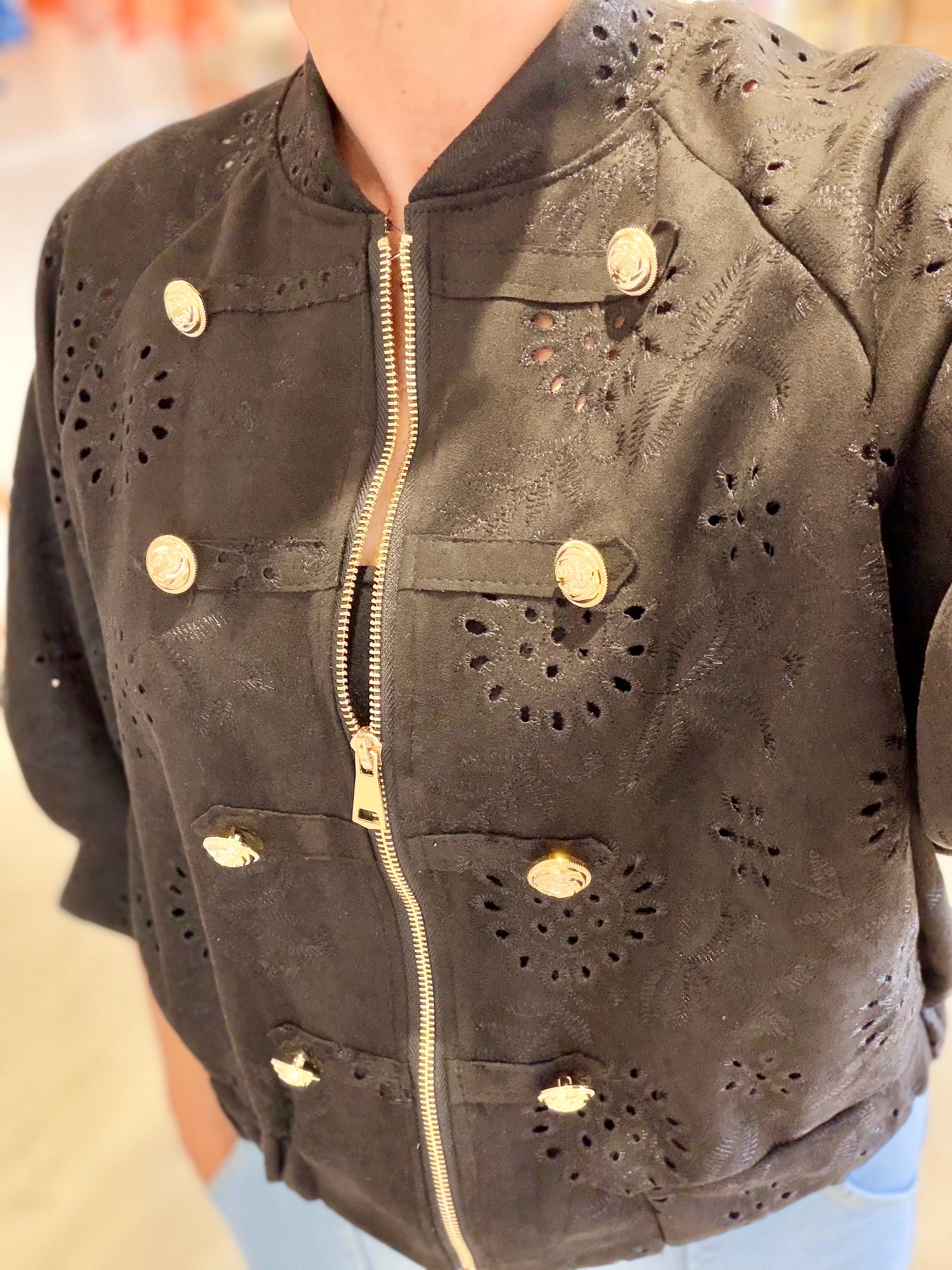 The Luxe Cutwork Jacket