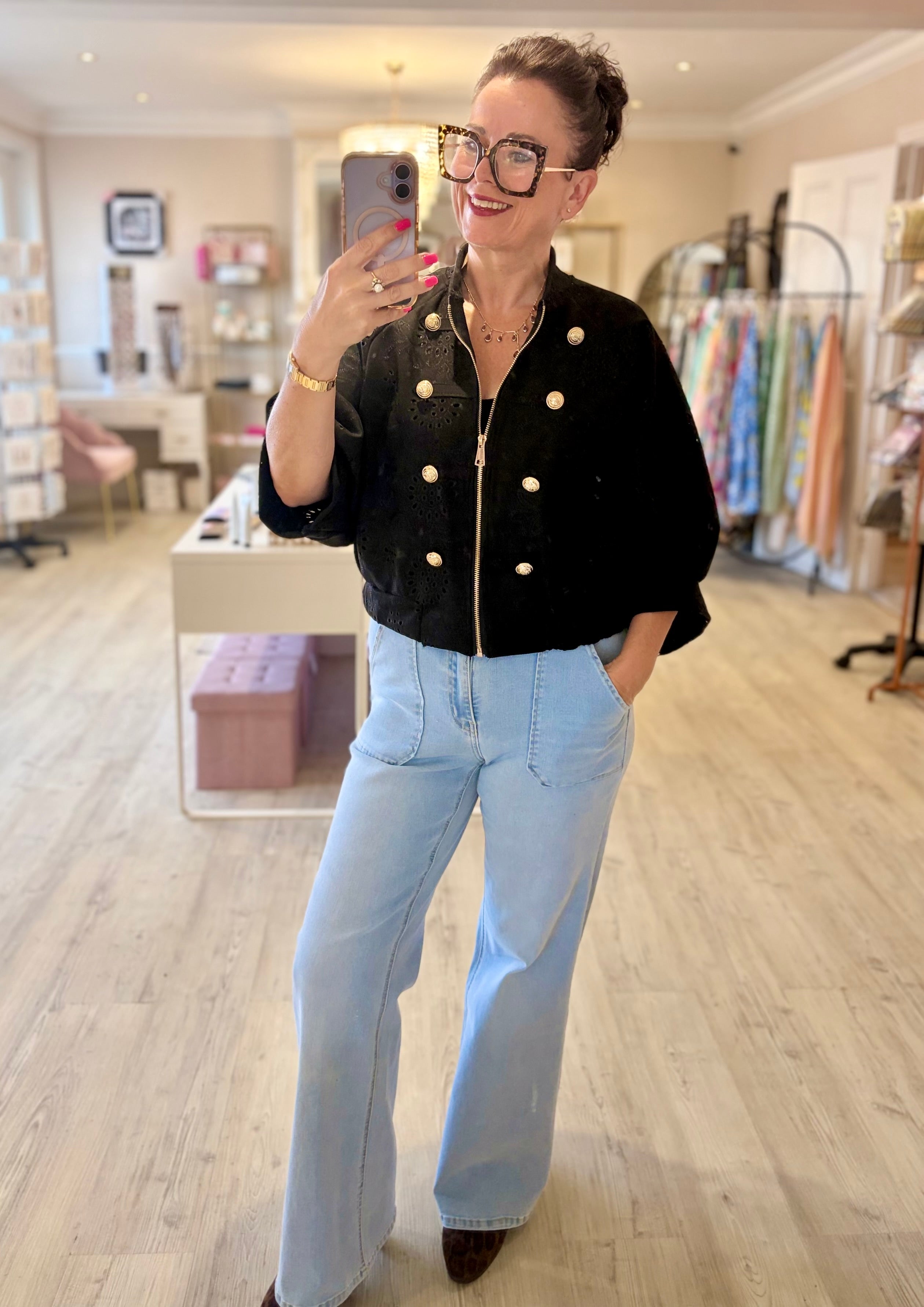 The Luxe Cutwork Jacket