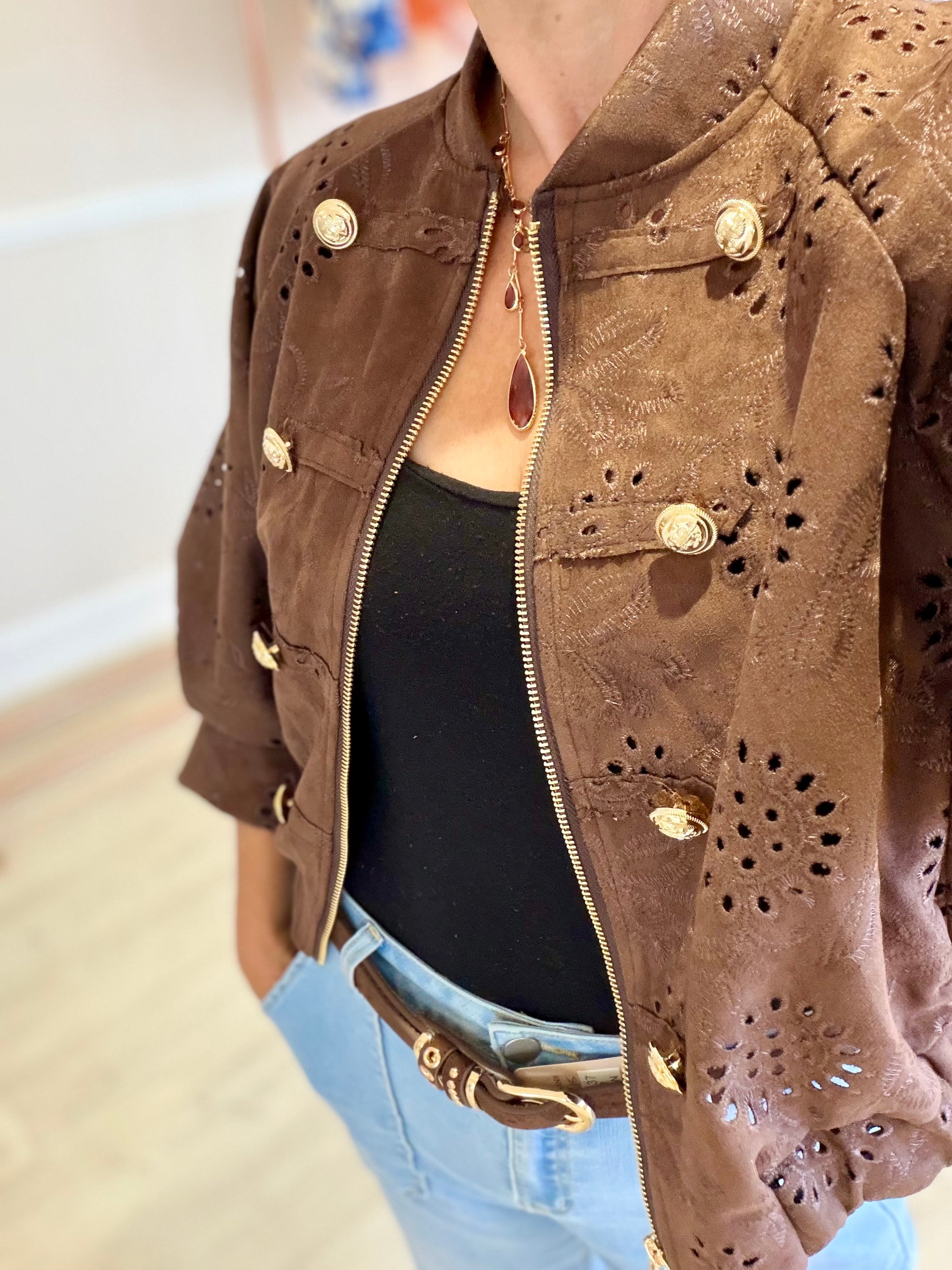 The Luxe Cutwork Jacket