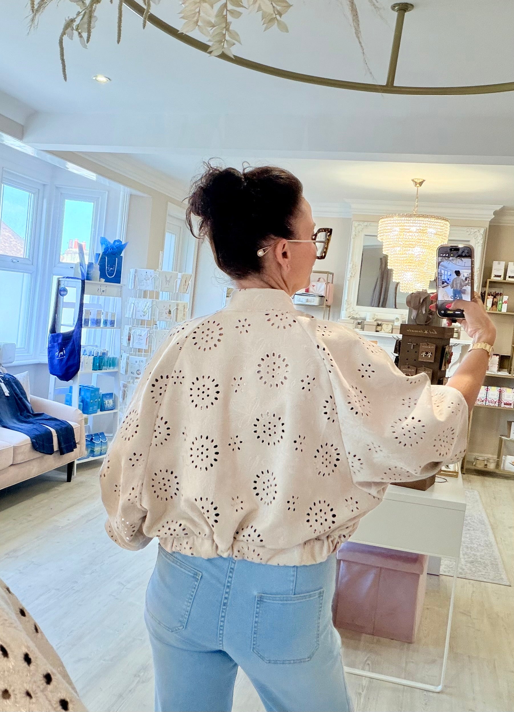 The Luxe Cutwork Jacket