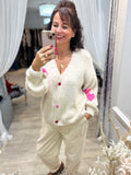 Heart Button Cardigan