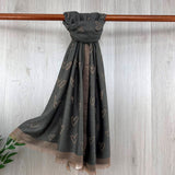 Gold Thread Heart Scarf