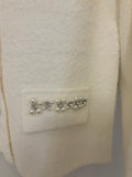 Crystal Embellished Cream Jacket
