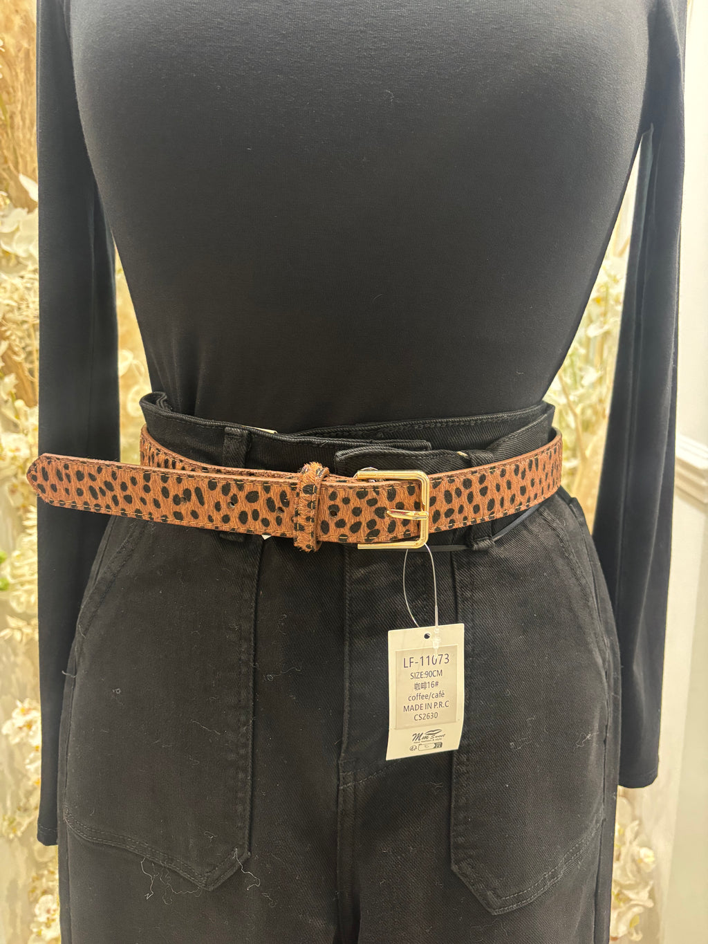 Animal Print Belt