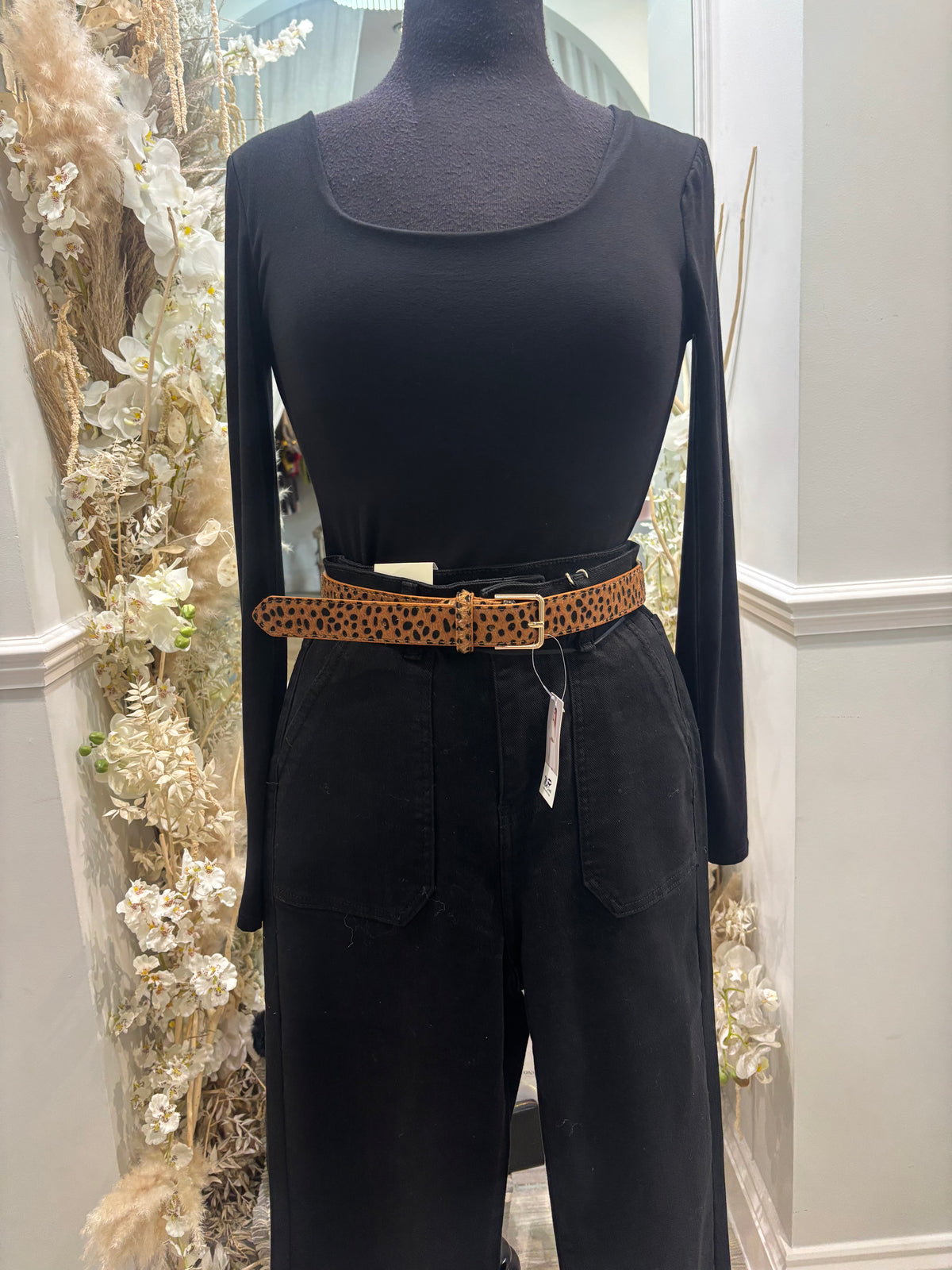 Animal Print Belt
