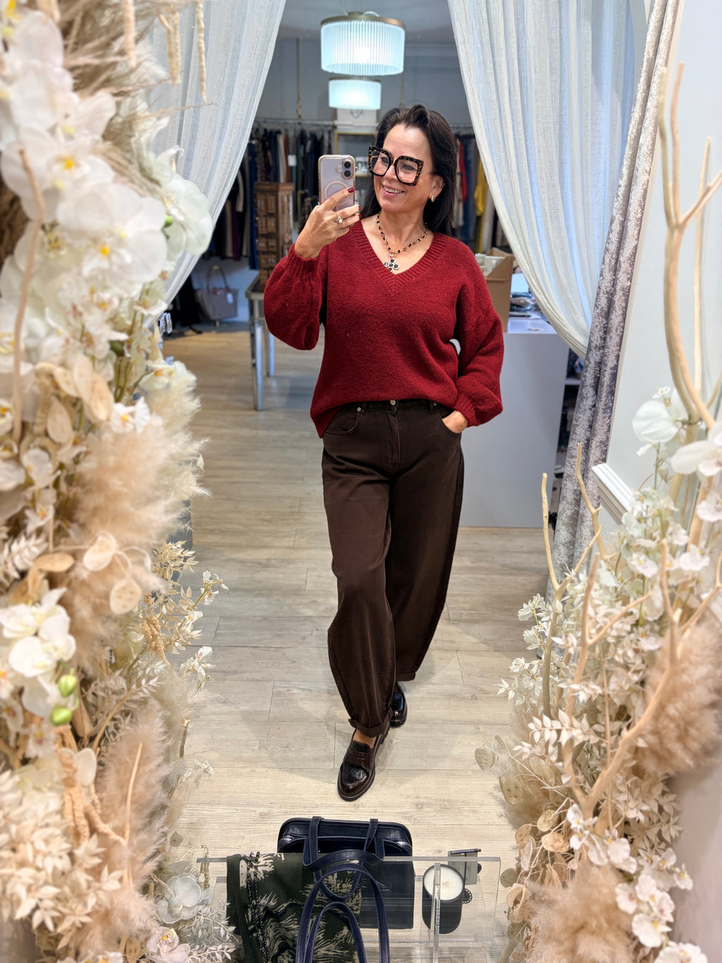 Grace V Neck Jumper