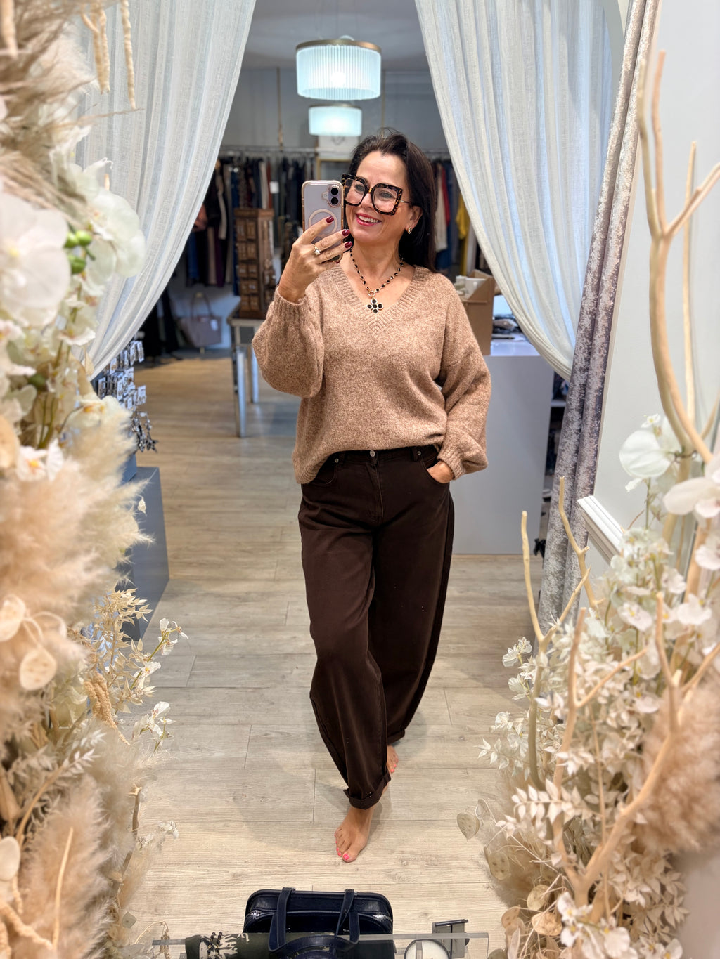 Grace V Neck Jumper