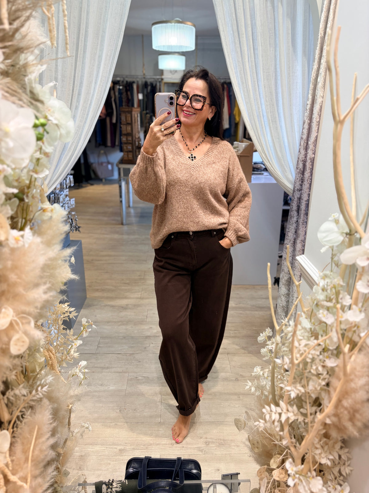 Grace V Neck Jumper